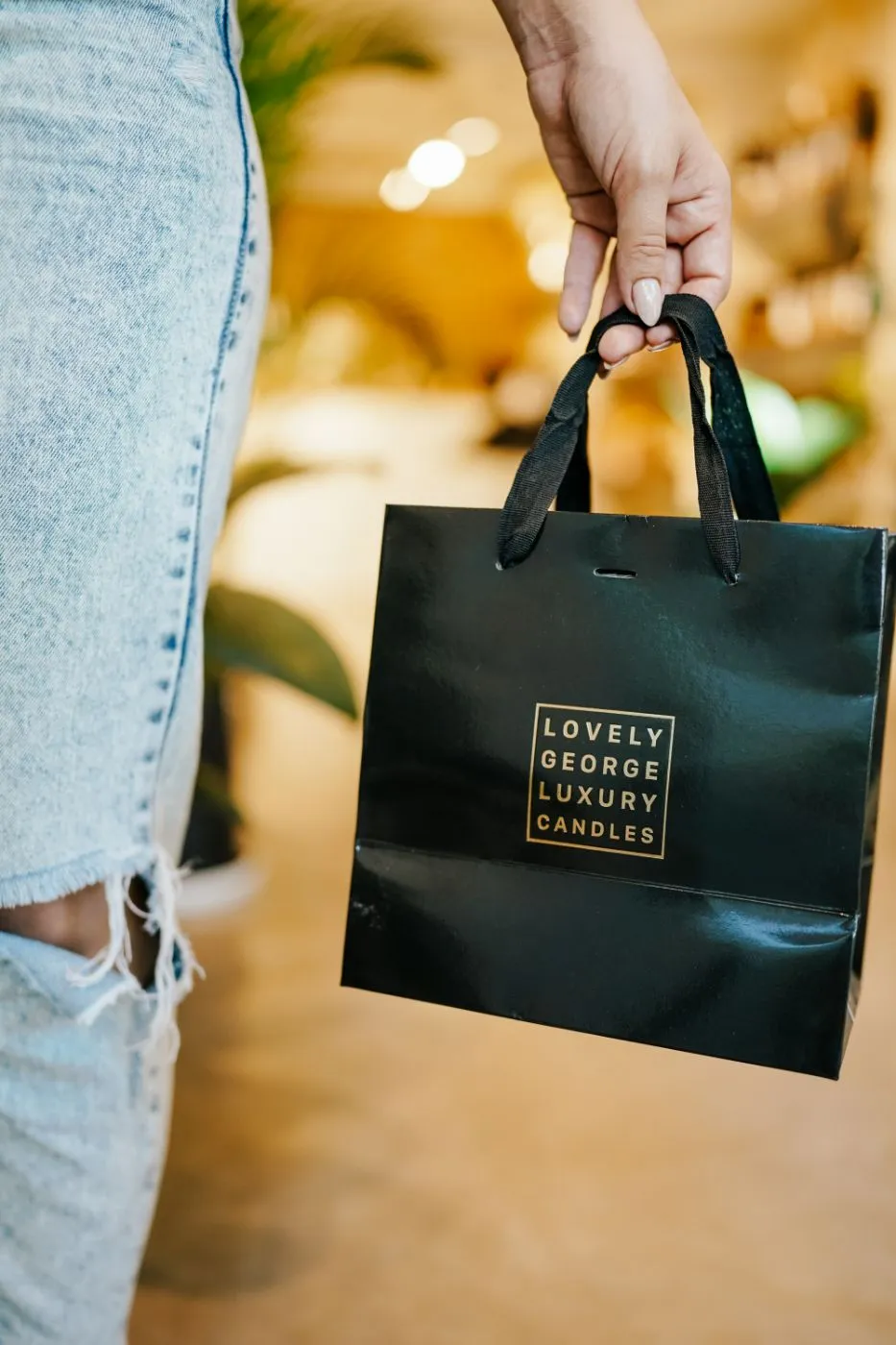 Bolsa de regalo negra